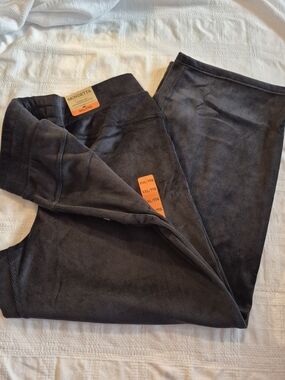 Mondetta women's XXL black wide leg pull on pants, super soft and comfy New